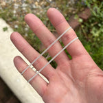 Image of Sam Ozanne Design's Silver 2mm Curb Chain in Hand
