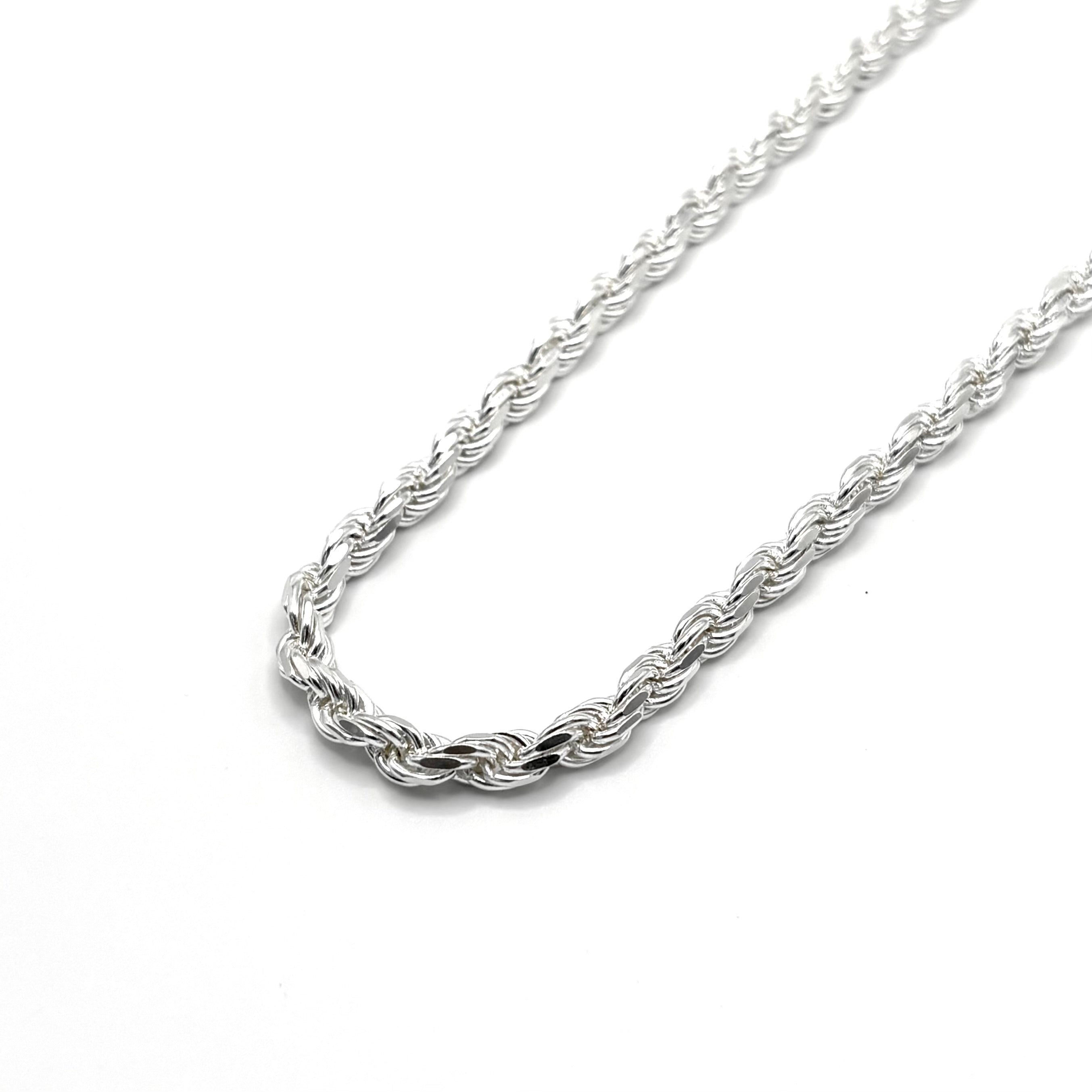 Image of Sam Ozanne Design's Silver 4mm Rope Chain 