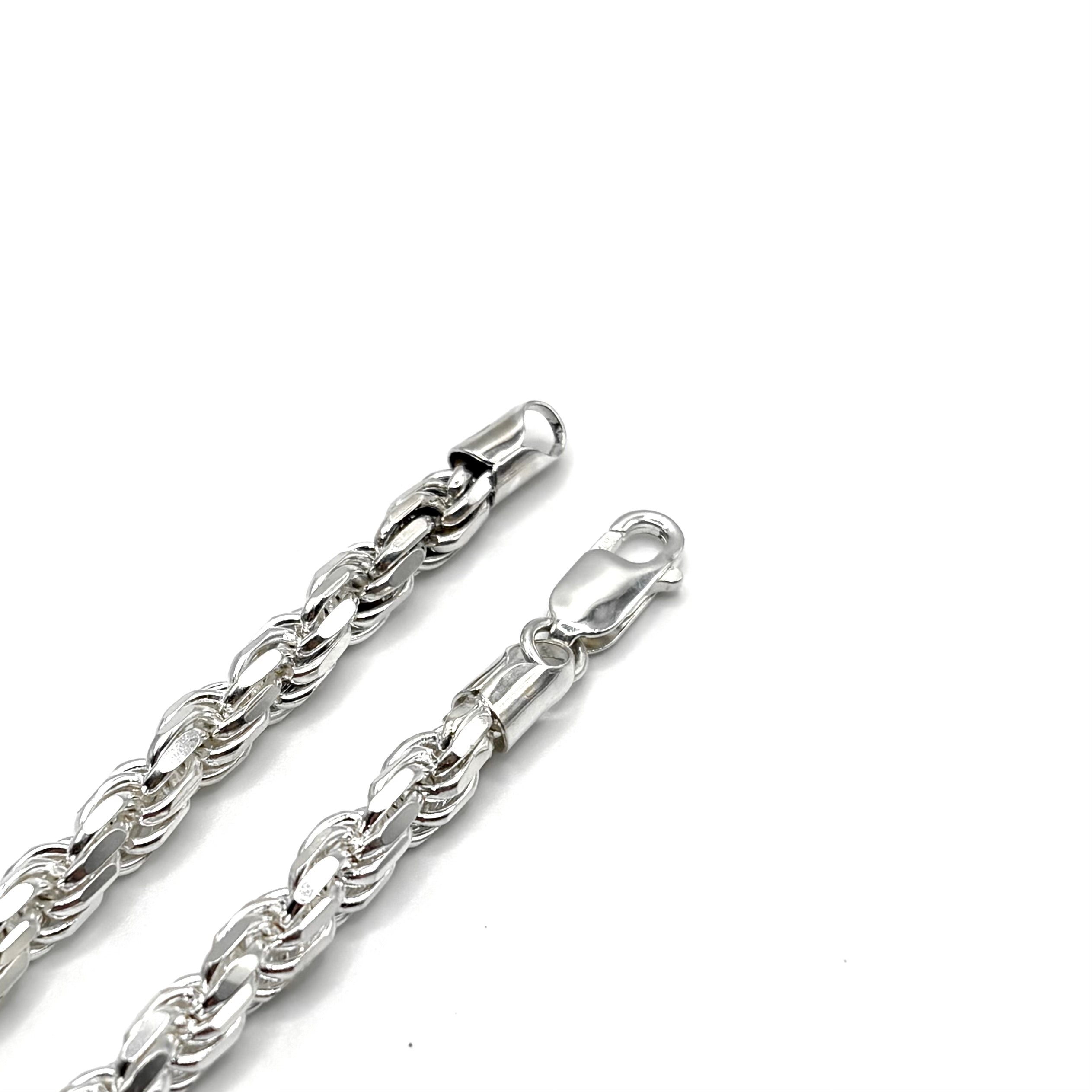 Image of Sam Ozanne Design's Silver 5mm Rope Chain Clasp