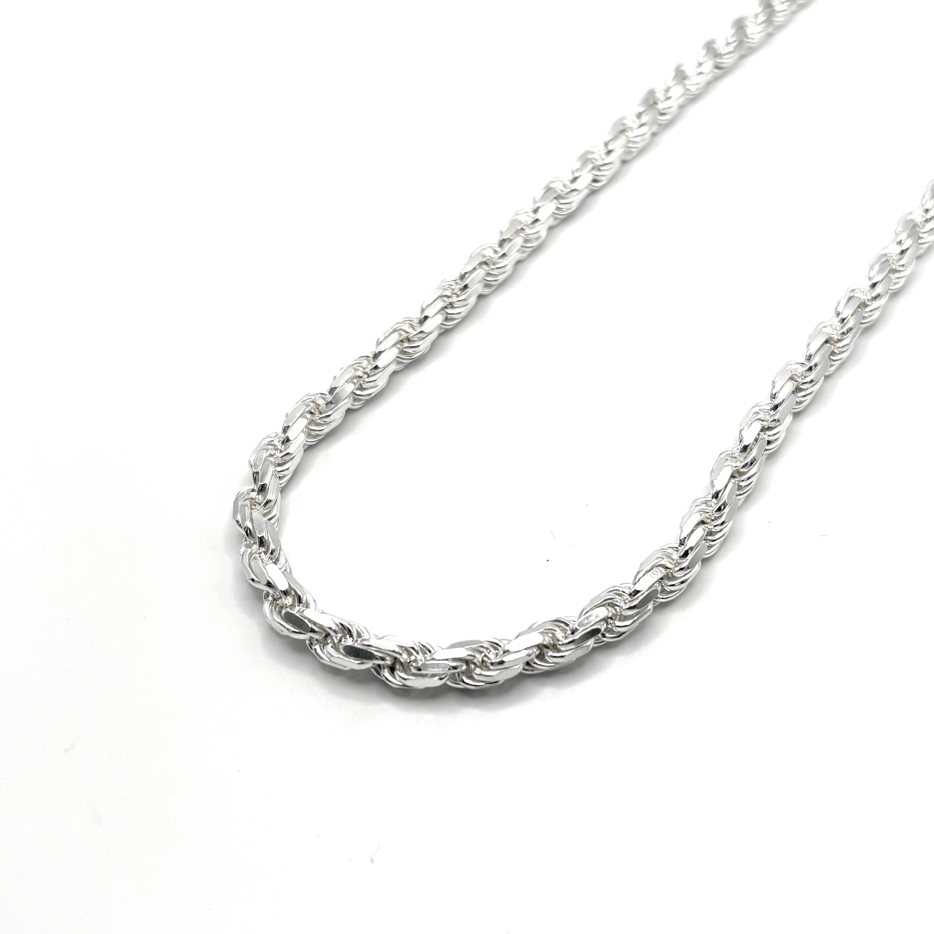 Image of Sam Ozanne Design's Silver 5mm Rope Chain 