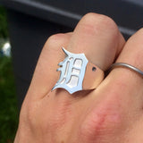 Old English Letter Ring