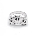 Image of Sam Ozanne Design's Silver Three Smiles Ring